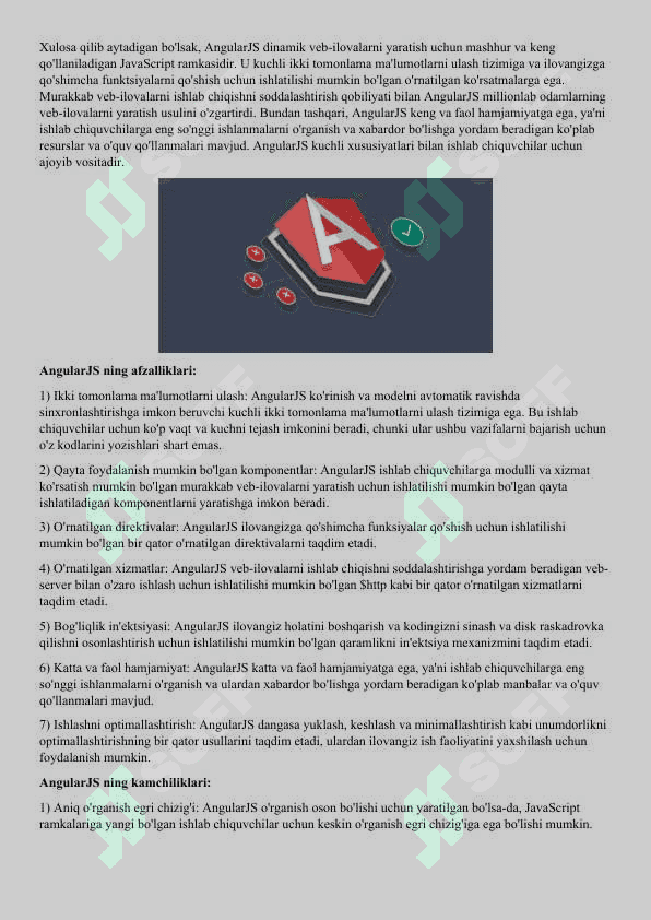 AngularJS nima? AngularJS haqida tushuncha. 2