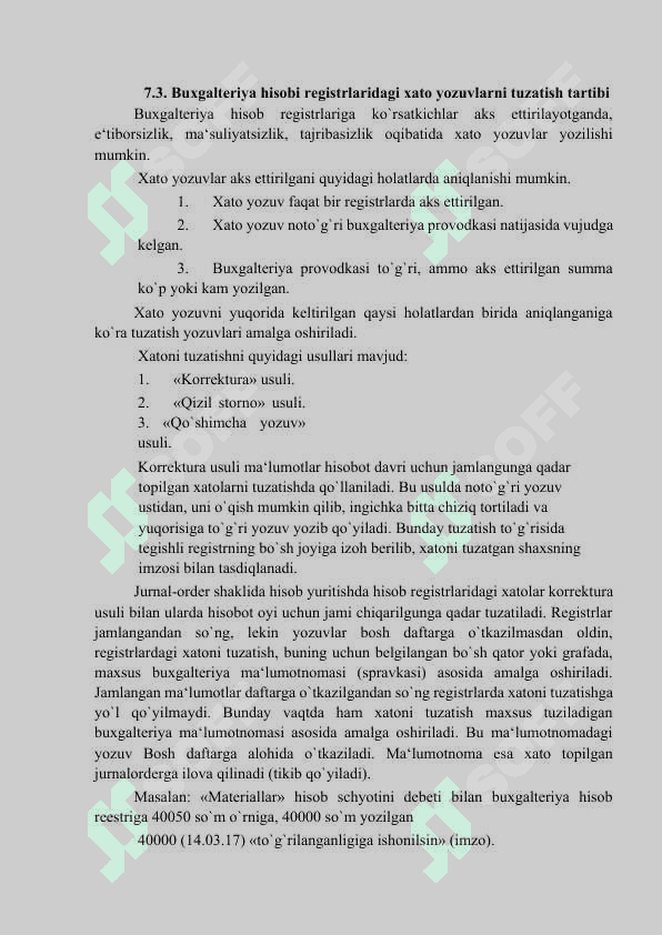 Buxgalteriya hisobining registrlari va shakllari 7