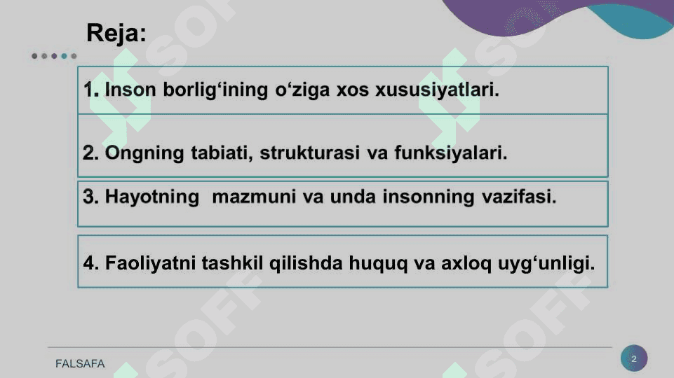 Insоn  falsafasi (Falsafiy  antropologiya) 2