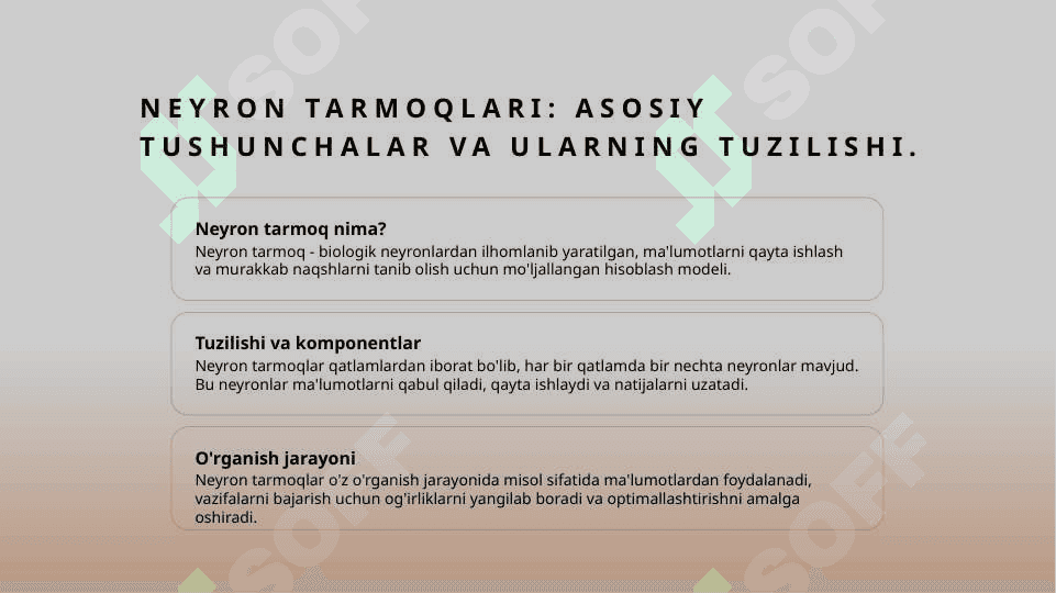 Neyron Tarmoqlar 3