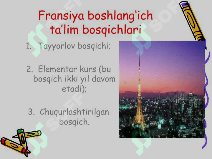 Fransiyada ta'lim tizimi 2