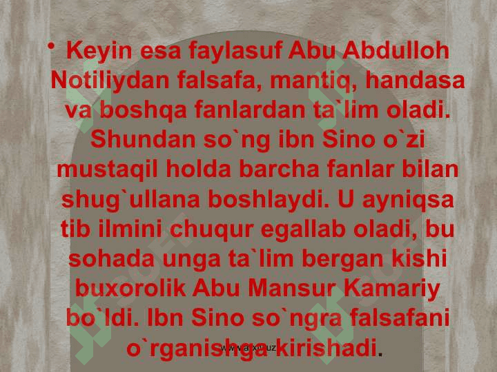 Abu Ali ibn Sino 7