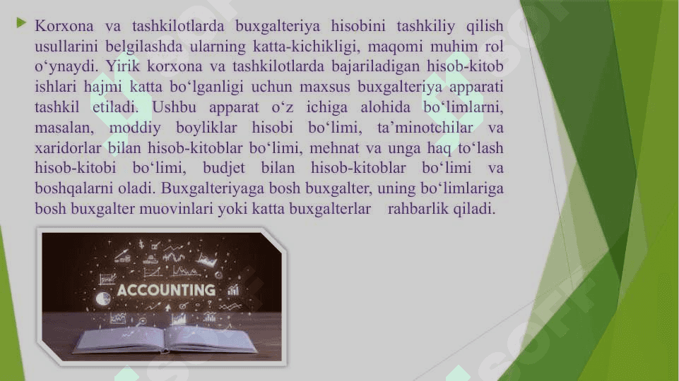 BUXGALTERIYA KASBIGA QO'YILADIGAN TALABLAR 4