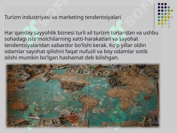 Mavzu: Turizmda marketing faoliyatlari tushunchasi 7