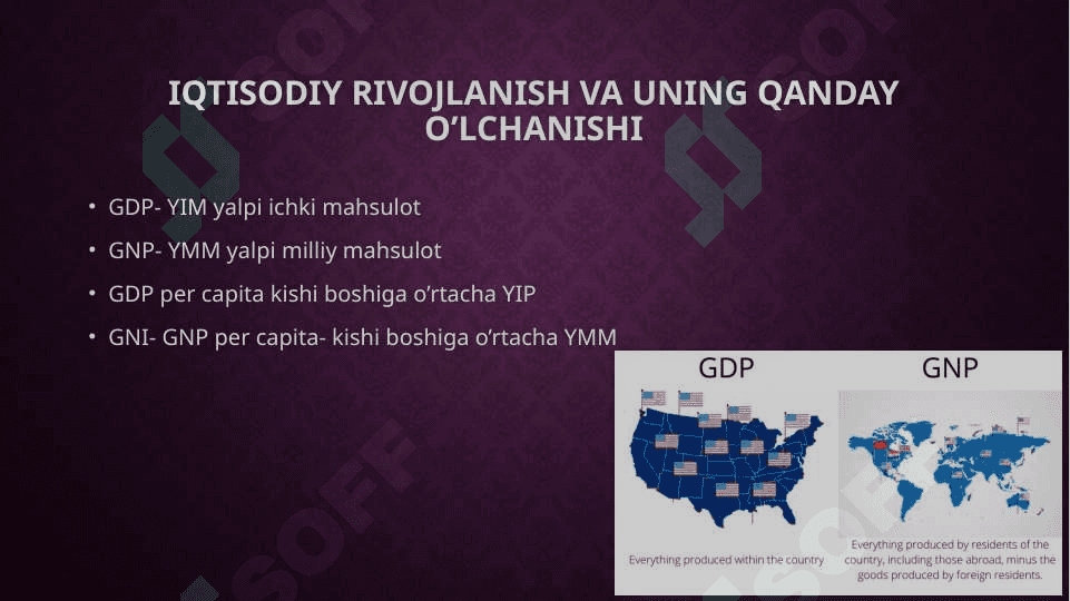 Mamlakatlarning iqtisodiy rivojlanishi 4