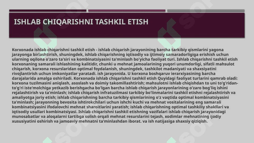 sanoat mahsulotlarini sotishni samarali tizmini tashkil etish 2
