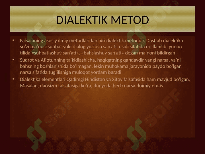 Falsafada metod va metodologiya, metodika tushunchalari 4