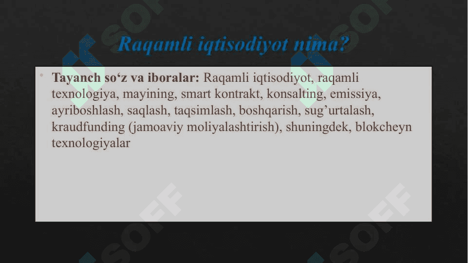 Mamlakat iqtisodiyotini rivojlantirishda informatika va raqamli texnologiyalarining o‘rni 4