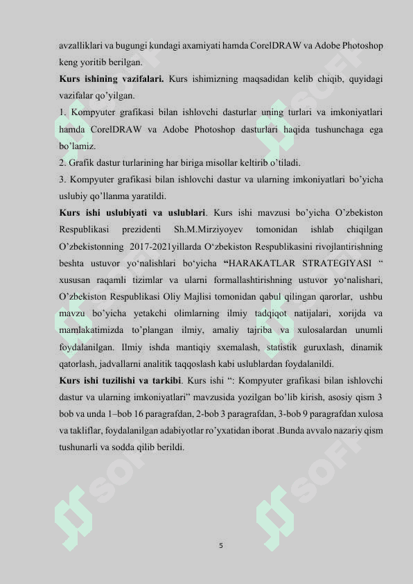 Kompyuter grafikasi bilan ishlovchi dastur va ularning imkoniyatlari 5