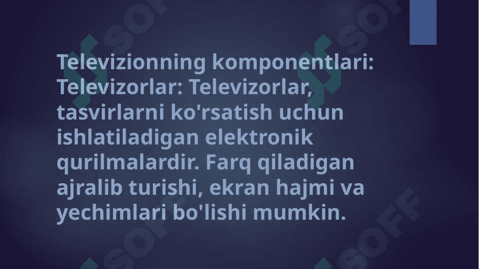 Televizion texnologiyaga asoslangan kurslar 5