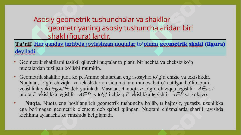 Markaziy va parallel proyektsiyalash ikki tekislikning perspektiv afttin mosligi 3