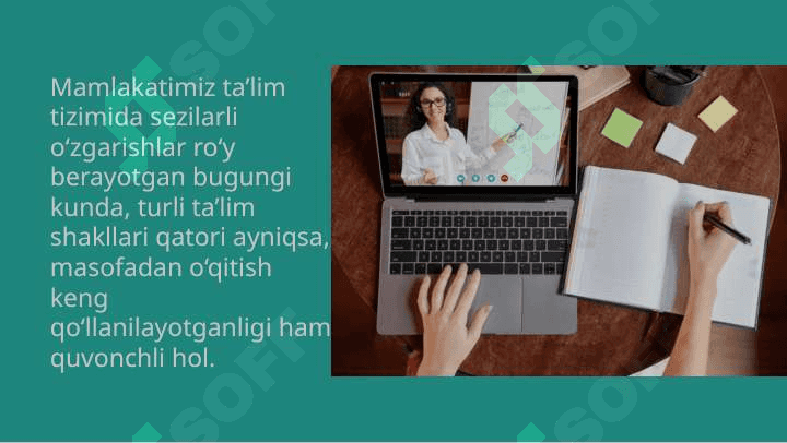 Masofali ta’lim imkoniyatlari, afzalliklari va elektron darsliklar 2