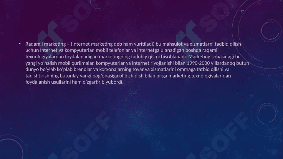 Raqamli marketing va Reklama. Raqamli Davrda  Mijozlarni jalb qilish 4