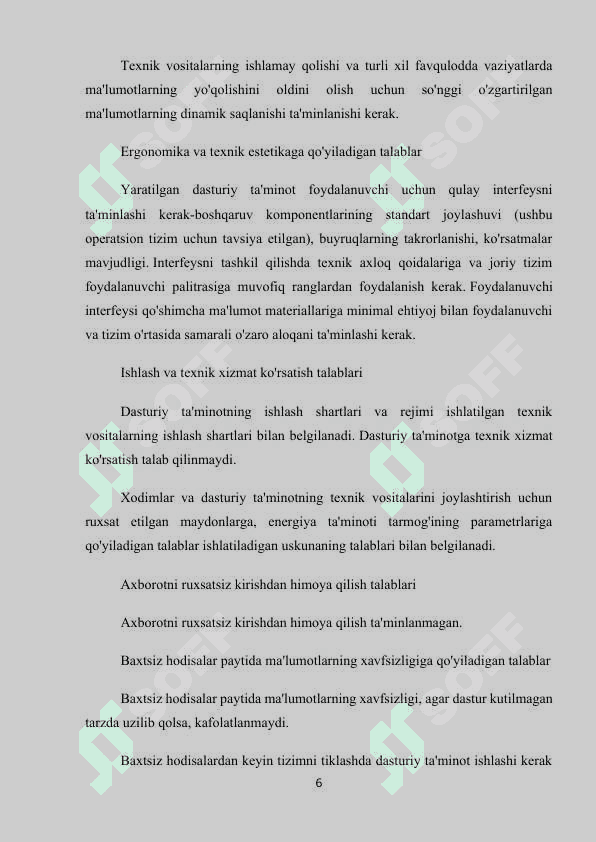“Dekanat”internet ilovasini ishlab chiqish 6