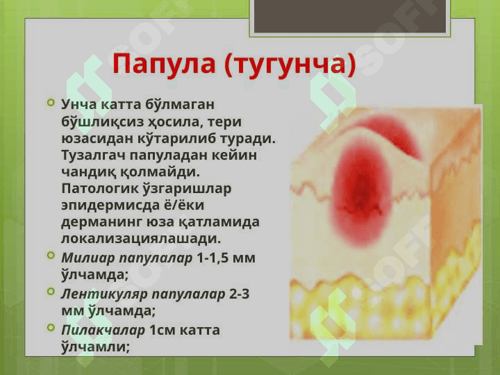 Bolalarda teri, teri osti yog‘ qavatini jarohatlanish semiotikasi va sindromlari 6