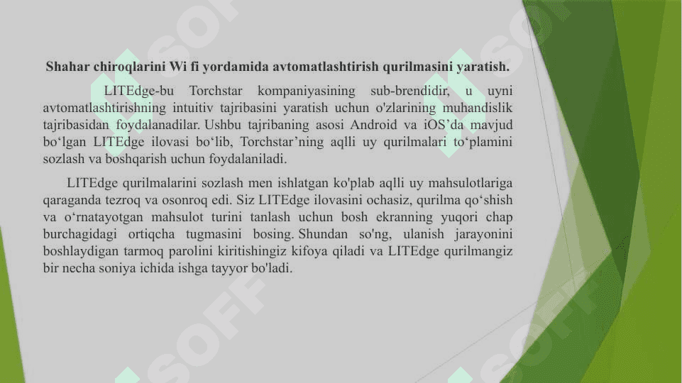 Shaxar chiroqlarini WIFI yordamida avtomatlashtirish qurilmasini yaratish va bir nechta lampa yoqanini ekranga chiqarilsin 3