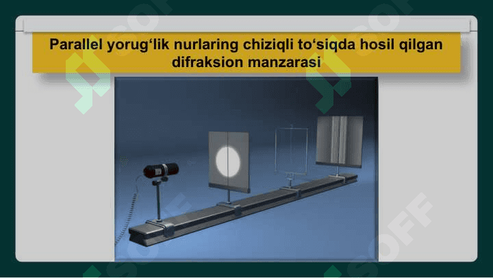 Yorugʻlik difraksiyasi 8