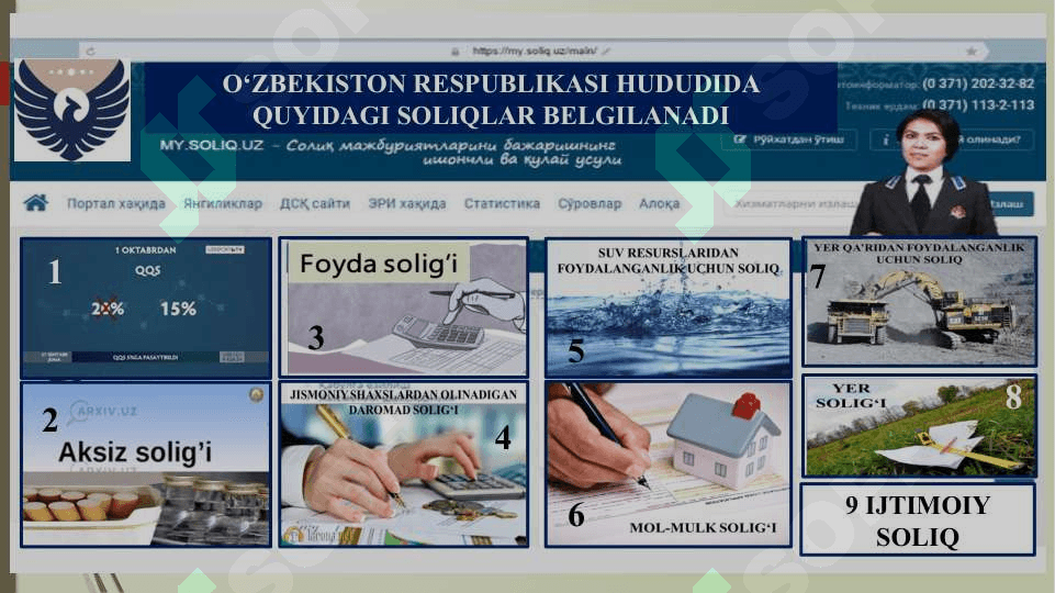 O‘ZBEKISTON RESPUBLIKASIDA SOLIQLAR VA YIGʻIMLAR 3