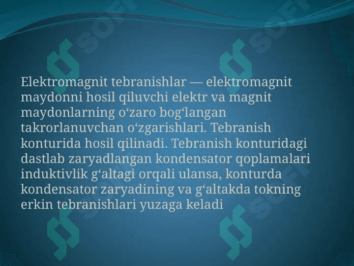 Elektro magnit to’lqinlar 3