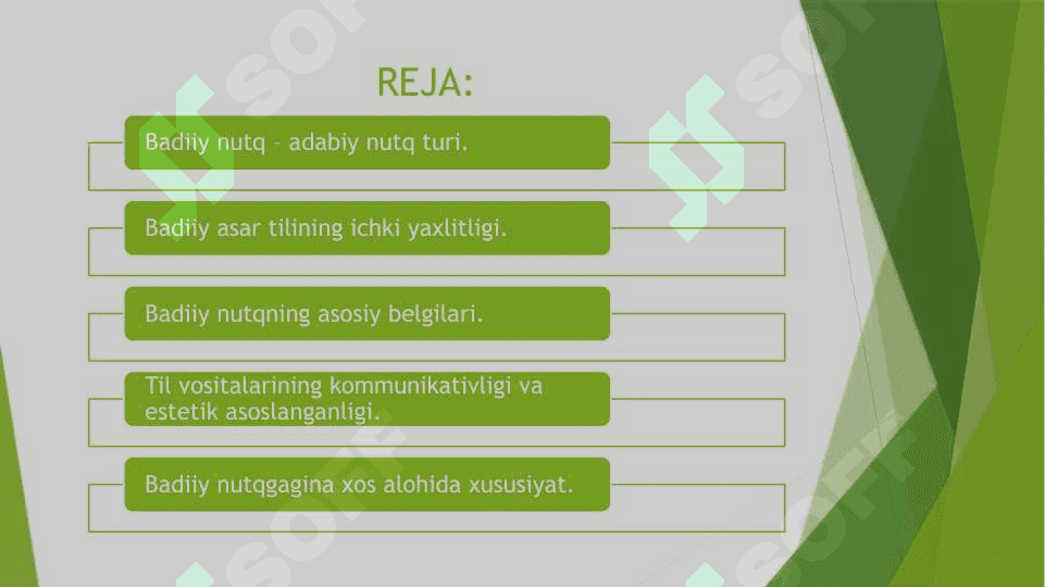Badiiy nutqning asosiy belgilari 2