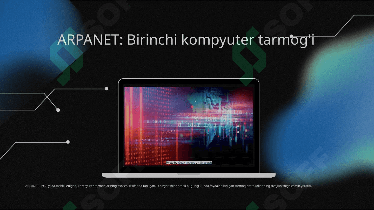 Kompyuter tarmoqlarining rivojlanish evolutsiyasi 4