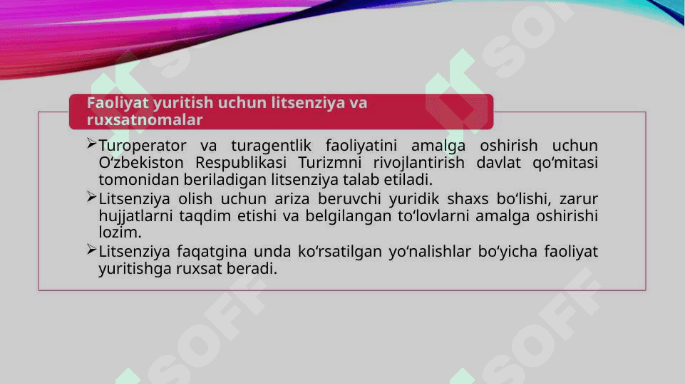 Turoperator va turagent xodimlariga doir umumiy talablar 4