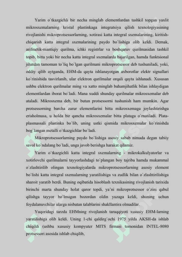 Axborot komplekslarining texnik va dasturiy ta’minoti 4