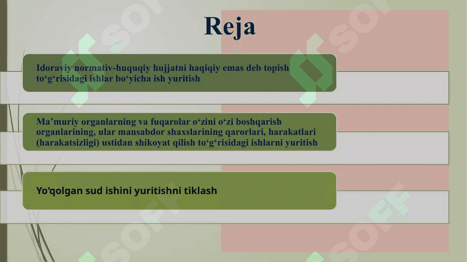 Alohida toifadagi ma’muriy sud ish yurituvini amalga oshirish 2
