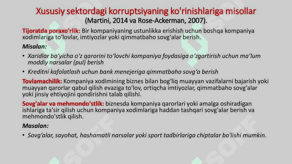 Xususiy sektor korrupsiyasi 4