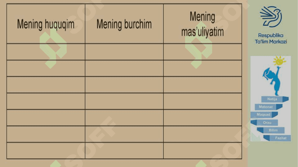 BARCHA INSONLAR QONUN OLDIDA TENGDIRLAR 3