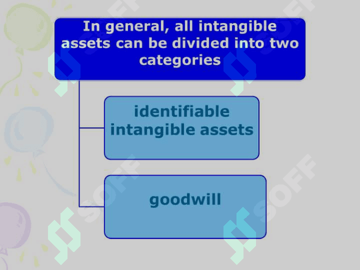 Financing of investments in intangible assets 8