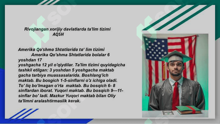 Iqtisodiy rivojlangan davlatlarda taʼlim tizimi 2
