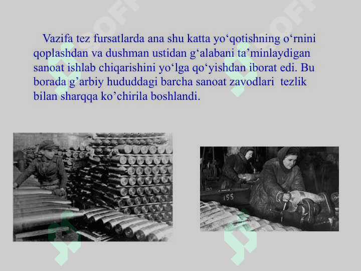 Urush yillarida Oʻzbekiston sanoati va qishloq xoʻjaligi 3