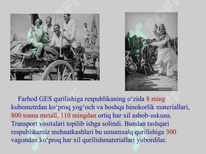 Urush yillarida Oʻzbekiston sanoati va qishloq xoʻjaligi 7