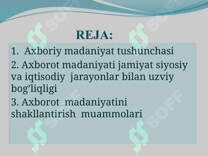 Axboriy  madaniyatni shakllantirish va rivojlantirish shart-sharoitlari va vositalari 2