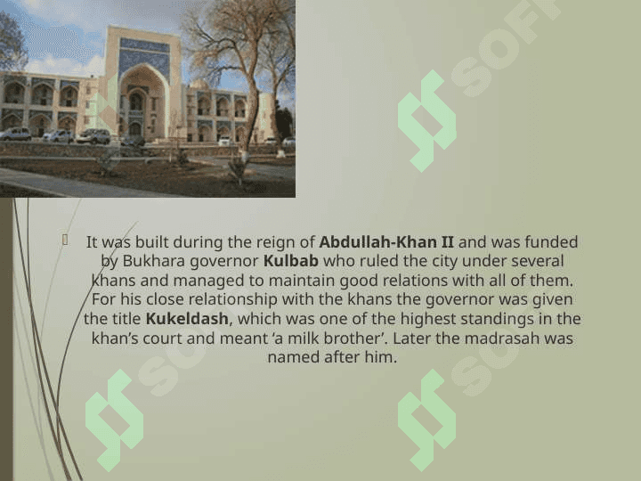 Kukeldash madrasah 3