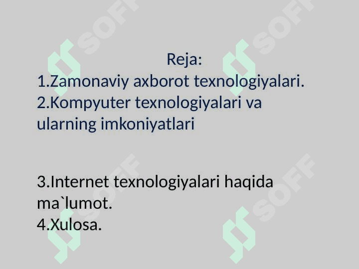 MOBIL INTERNET TEXNOLOGIYALARI 3