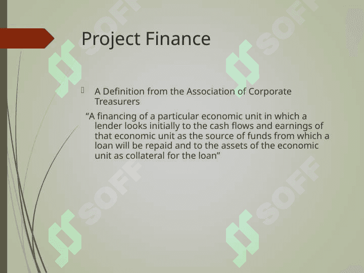 Project finance investments 4