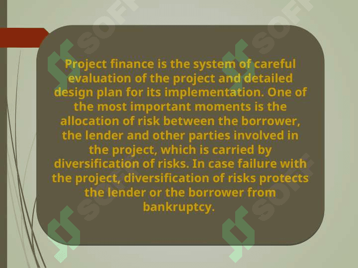 Project finance investments 6
