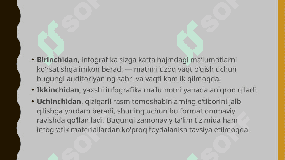 Infografikaning tarkibiy qisimlari 3