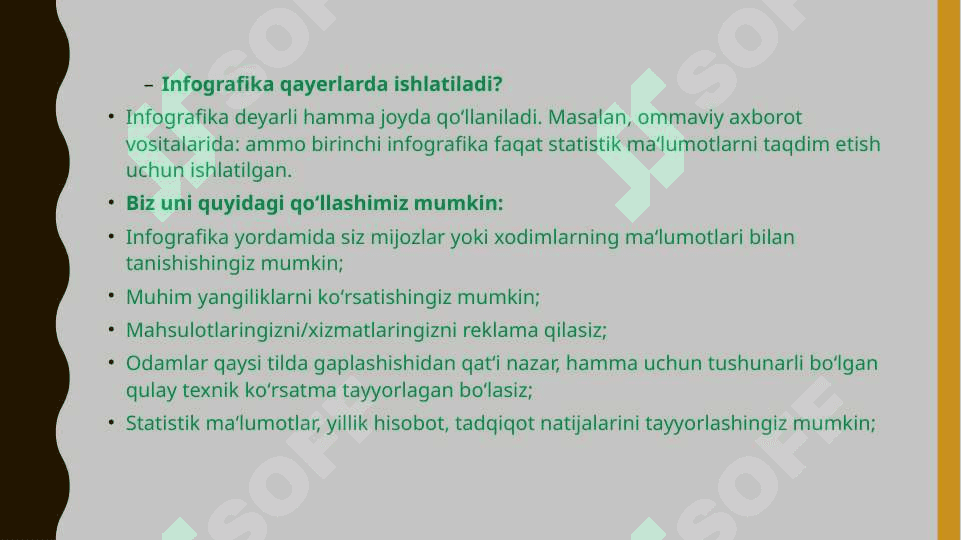 Infografikaning tarkibiy qisimlari 4