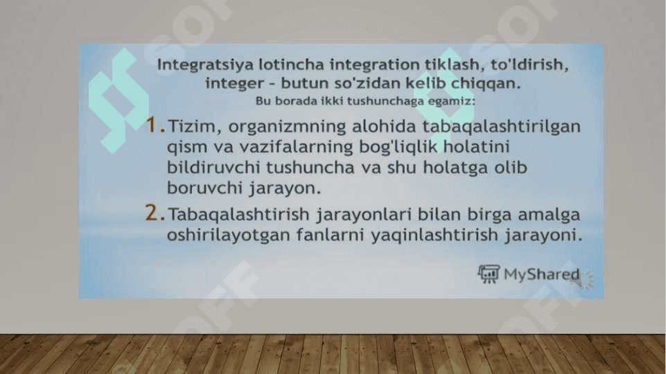 Milliy ta’llimtizimini shakillantirishda integratsion jarayonlarning ahamiyati. Kitobxonlik madaniyatini shakllantirish zaruriyati 4