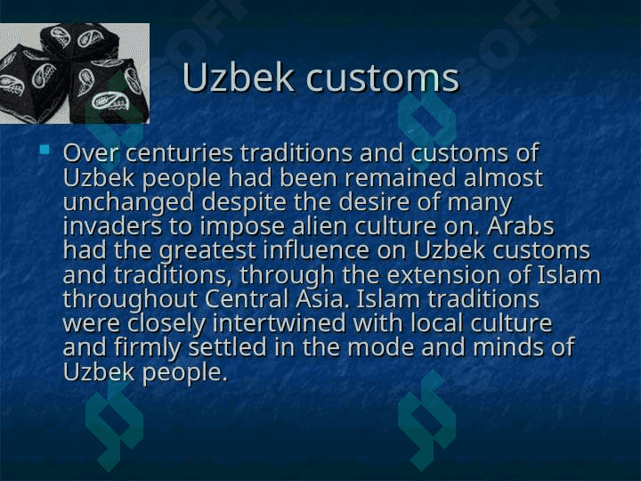 Well known Uzbek Traditions and Customs 5