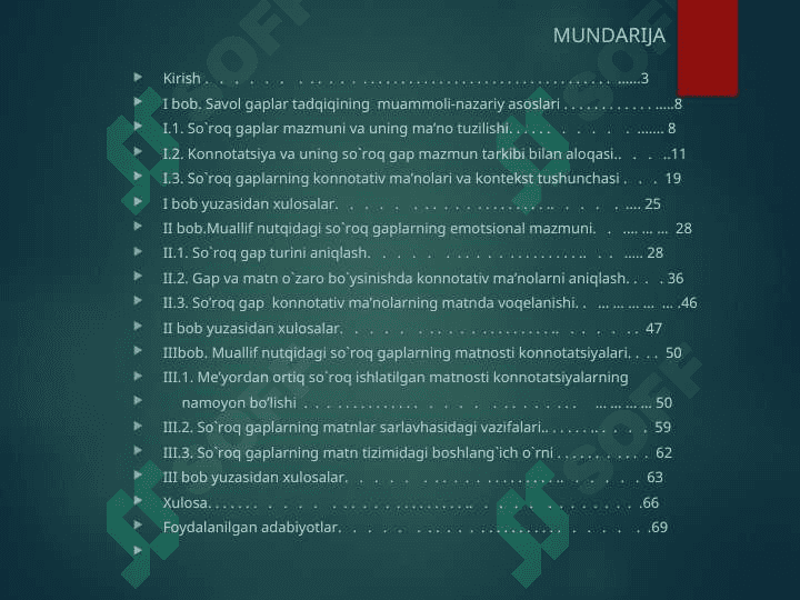So’roq gaplarning funksional semantik xususiyatlari” 2