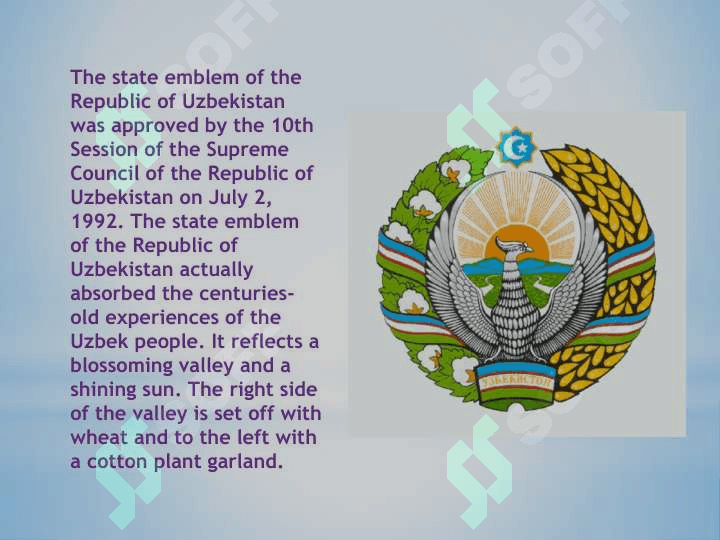 The national flag was approved by the Extraordinary 2