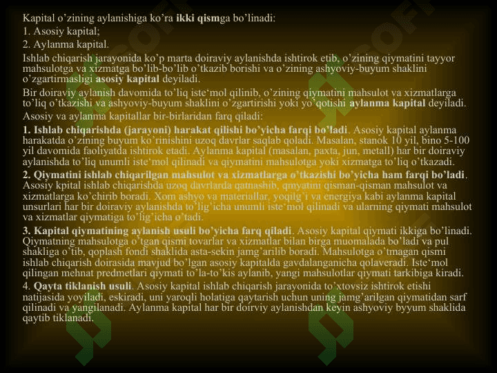 Kapitalni byudjetlashtirish 3
