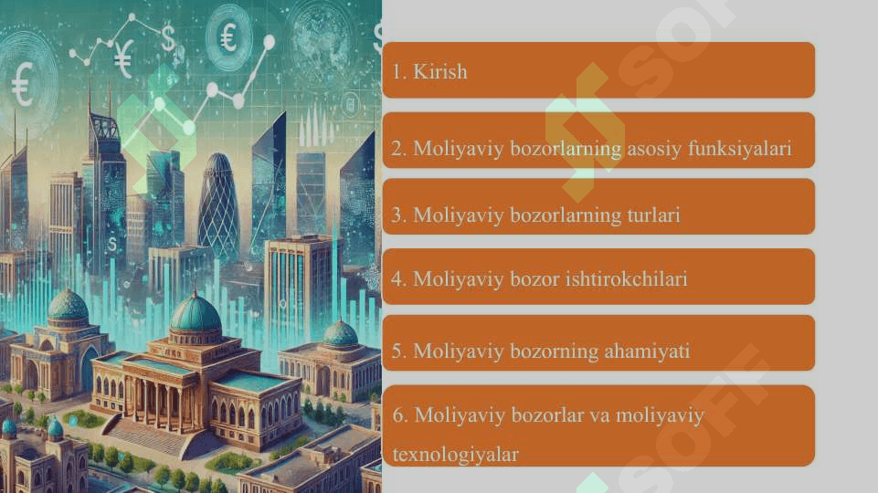 Moliyaviy bozorlar haqida umumiy tushuncha 2
