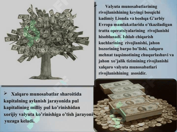 XALQARO   VALYUTA  MUNOSABATLARI 4