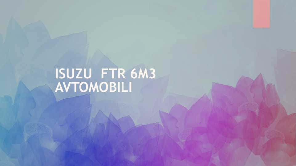 ISUZU  FTR 6M3 AVTOMOBILI