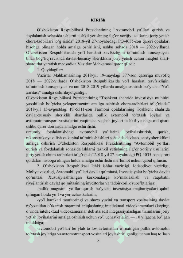 AVTOMOBIL YO'LLARINI TAMIRLASH VA SAQLASH 2